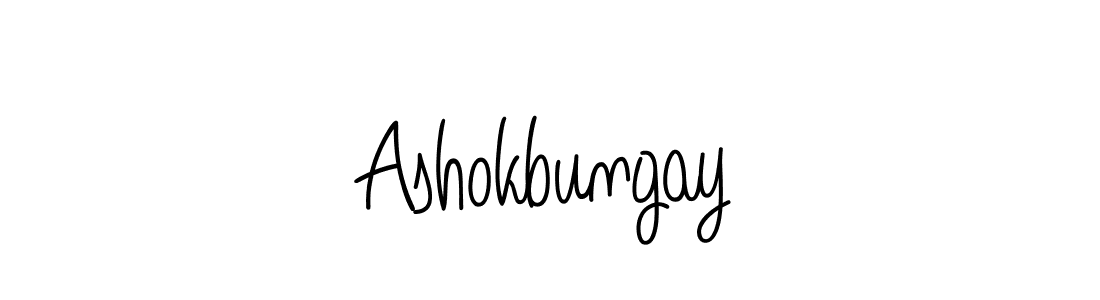 Ashokbungay stylish signature style. Best Handwritten Sign (Angelique-Rose-font-FFP) for my name. Handwritten Signature Collection Ideas for my name Ashokbungay. Ashokbungay signature style 5 images and pictures png