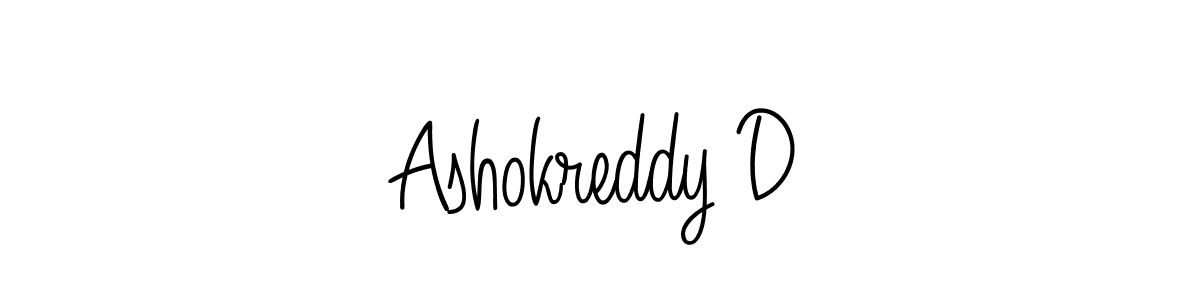 Make a beautiful signature design for name Ashokreddy D. Use this online signature maker to create a handwritten signature for free. Ashokreddy D signature style 5 images and pictures png