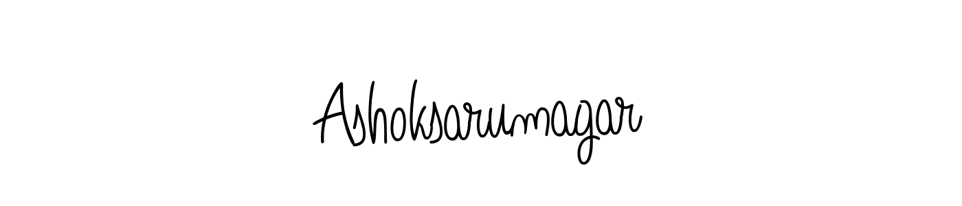 Make a beautiful signature design for name Ashoksarumagar. Use this online signature maker to create a handwritten signature for free. Ashoksarumagar signature style 5 images and pictures png