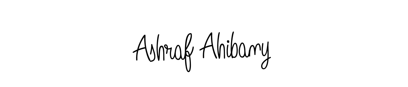 Ashraf Ahibany stylish signature style. Best Handwritten Sign (Angelique-Rose-font-FFP) for my name. Handwritten Signature Collection Ideas for my name Ashraf Ahibany. Ashraf Ahibany signature style 5 images and pictures png