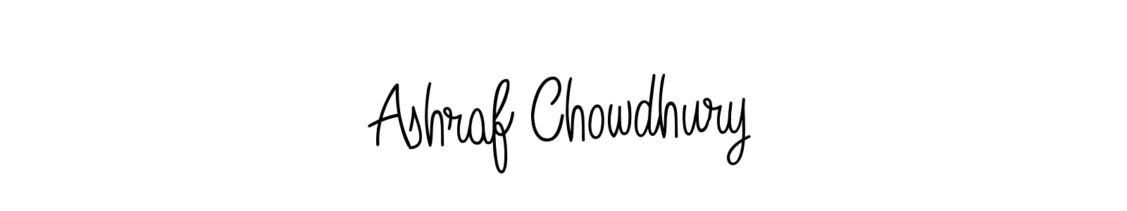 Make a beautiful signature design for name Ashraf Chowdhury. With this signature (Angelique-Rose-font-FFP) style, you can create a handwritten signature for free. Ashraf Chowdhury signature style 5 images and pictures png