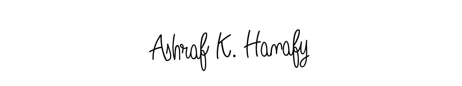 Also You can easily find your signature by using the search form. We will create Ashraf K. Hanafy name handwritten signature images for you free of cost using Angelique-Rose-font-FFP sign style. Ashraf K. Hanafy signature style 5 images and pictures png