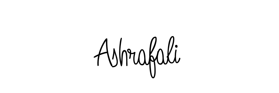 Use a signature maker to create a handwritten signature online. With this signature software, you can design (Angelique-Rose-font-FFP) your own signature for name Ashrafali. Ashrafali signature style 5 images and pictures png