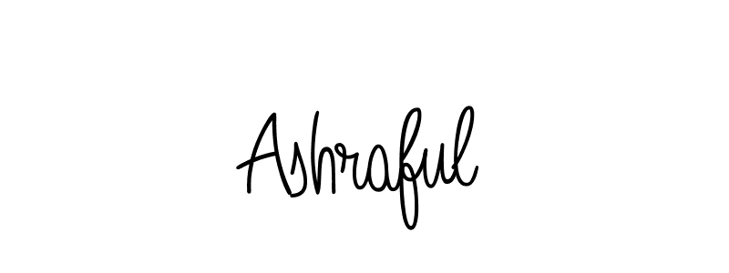 How to make Ashraful name signature. Use Angelique-Rose-font-FFP style for creating short signs online. This is the latest handwritten sign. Ashraful signature style 5 images and pictures png