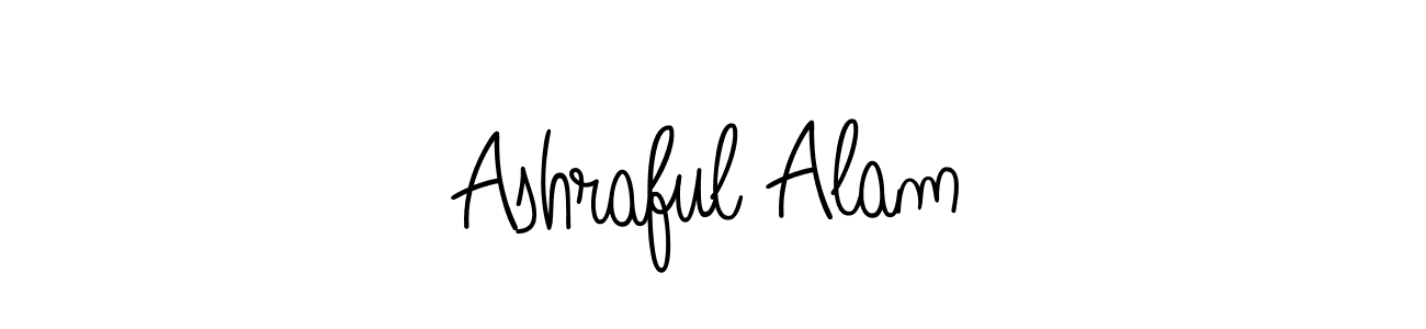 Use a signature maker to create a handwritten signature online. With this signature software, you can design (Angelique-Rose-font-FFP) your own signature for name Ashraful Alam. Ashraful Alam signature style 5 images and pictures png