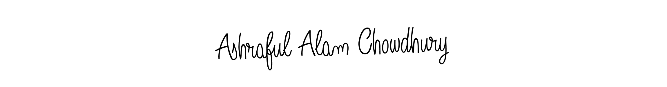 The best way (Angelique-Rose-font-FFP) to make a short signature is to pick only two or three words in your name. The name Ashraful Alam Chowdhury include a total of six letters. For converting this name. Ashraful Alam Chowdhury signature style 5 images and pictures png