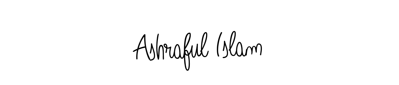 Use a signature maker to create a handwritten signature online. With this signature software, you can design (Angelique-Rose-font-FFP) your own signature for name Ashraful Islam. Ashraful Islam signature style 5 images and pictures png