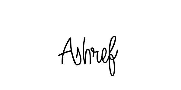 How to make Ashref name signature. Use Angelique-Rose-font-FFP style for creating short signs online. This is the latest handwritten sign. Ashref signature style 5 images and pictures png