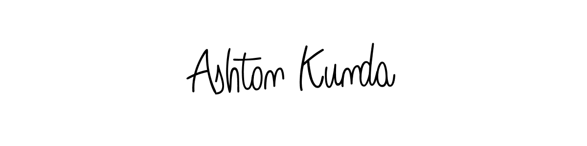Also we have Ashton Kunda name is the best signature style. Create professional handwritten signature collection using Angelique-Rose-font-FFP autograph style. Ashton Kunda signature style 5 images and pictures png