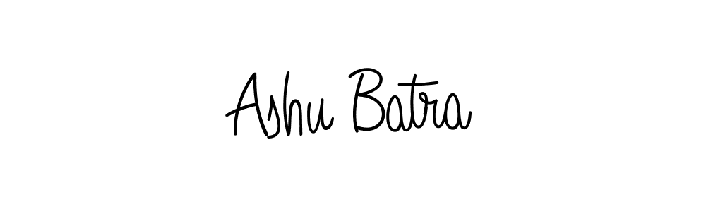 Also we have Ashu Batra name is the best signature style. Create professional handwritten signature collection using Angelique-Rose-font-FFP autograph style. Ashu Batra signature style 5 images and pictures png