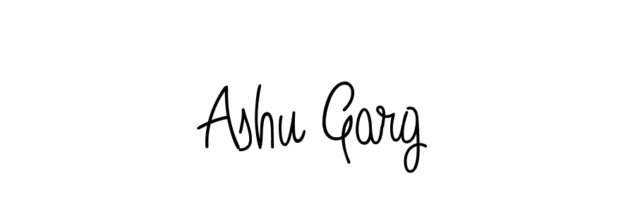 How to Draw Ashu Garg signature style? Angelique-Rose-font-FFP is a latest design signature styles for name Ashu Garg. Ashu Garg signature style 5 images and pictures png