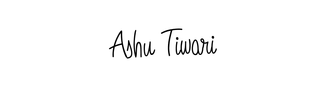 Ashu Tiwari stylish signature style. Best Handwritten Sign (Angelique-Rose-font-FFP) for my name. Handwritten Signature Collection Ideas for my name Ashu Tiwari. Ashu Tiwari signature style 5 images and pictures png