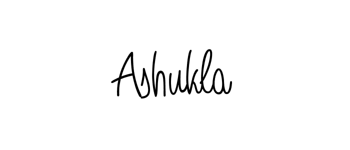 Ashukla stylish signature style. Best Handwritten Sign (Angelique-Rose-font-FFP) for my name. Handwritten Signature Collection Ideas for my name Ashukla. Ashukla signature style 5 images and pictures png