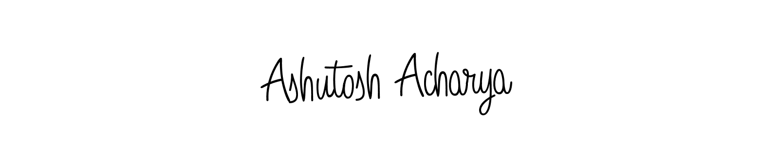 Create a beautiful signature design for name Ashutosh Acharya. With this signature (Angelique-Rose-font-FFP) fonts, you can make a handwritten signature for free. Ashutosh Acharya signature style 5 images and pictures png