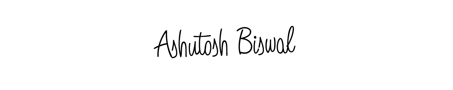The best way (Angelique-Rose-font-FFP) to make a short signature is to pick only two or three words in your name. The name Ashutosh Biswal include a total of six letters. For converting this name. Ashutosh Biswal signature style 5 images and pictures png