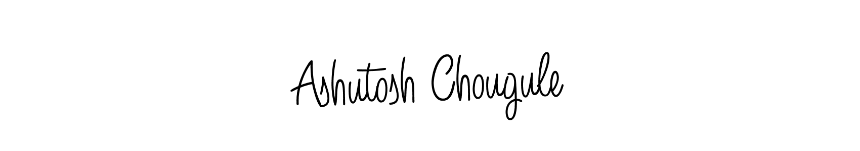 You should practise on your own different ways (Angelique-Rose-font-FFP) to write your name (Ashutosh Chougule) in signature. don't let someone else do it for you. Ashutosh Chougule signature style 5 images and pictures png