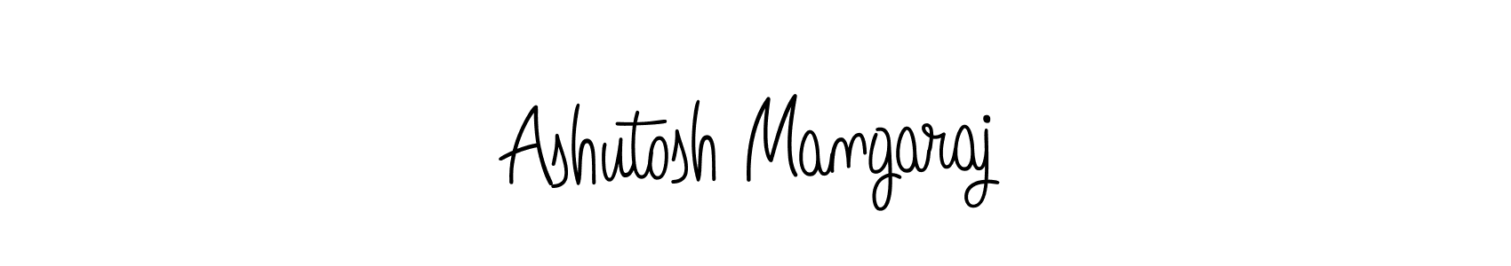 Design your own signature with our free online signature maker. With this signature software, you can create a handwritten (Angelique-Rose-font-FFP) signature for name Ashutosh Mangaraj. Ashutosh Mangaraj signature style 5 images and pictures png