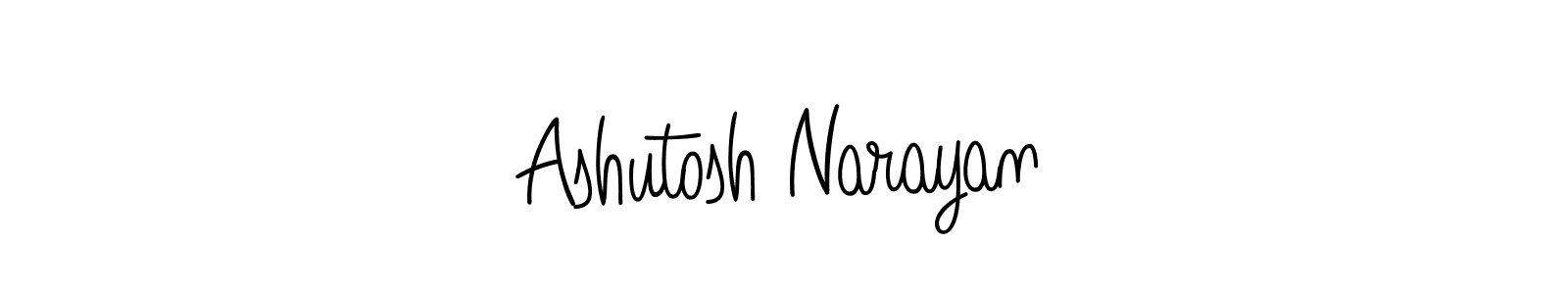 You should practise on your own different ways (Angelique-Rose-font-FFP) to write your name (Ashutosh Narayan) in signature. don't let someone else do it for you. Ashutosh Narayan signature style 5 images and pictures png