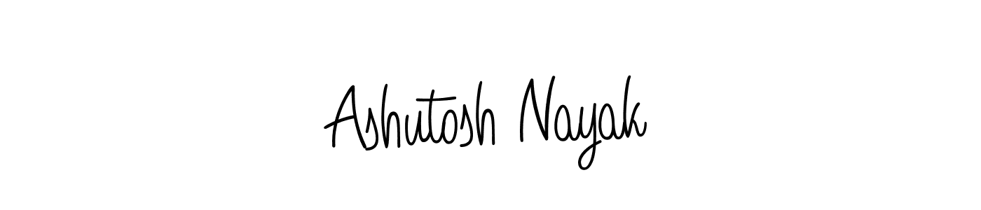 You should practise on your own different ways (Angelique-Rose-font-FFP) to write your name (Ashutosh Nayak) in signature. don't let someone else do it for you. Ashutosh Nayak signature style 5 images and pictures png