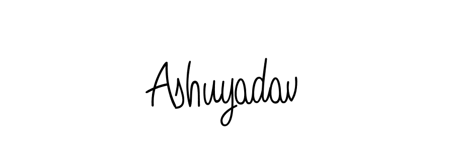 How to Draw Ashuyadav signature style? Angelique-Rose-font-FFP is a latest design signature styles for name Ashuyadav. Ashuyadav signature style 5 images and pictures png