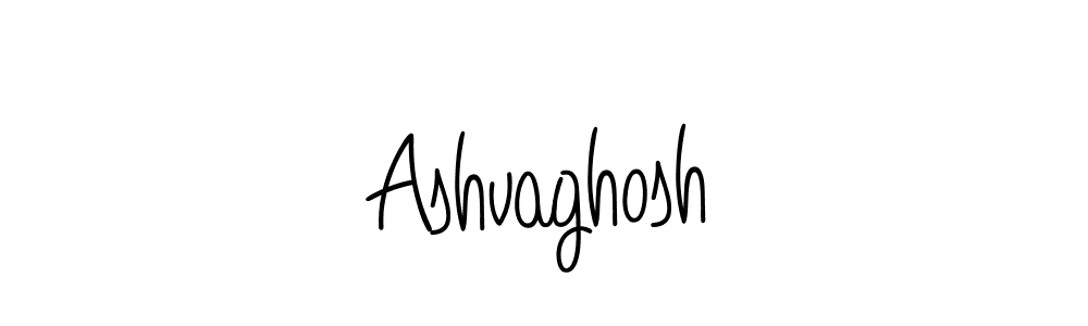 Use a signature maker to create a handwritten signature online. With this signature software, you can design (Angelique-Rose-font-FFP) your own signature for name Ashvaghosh. Ashvaghosh signature style 5 images and pictures png