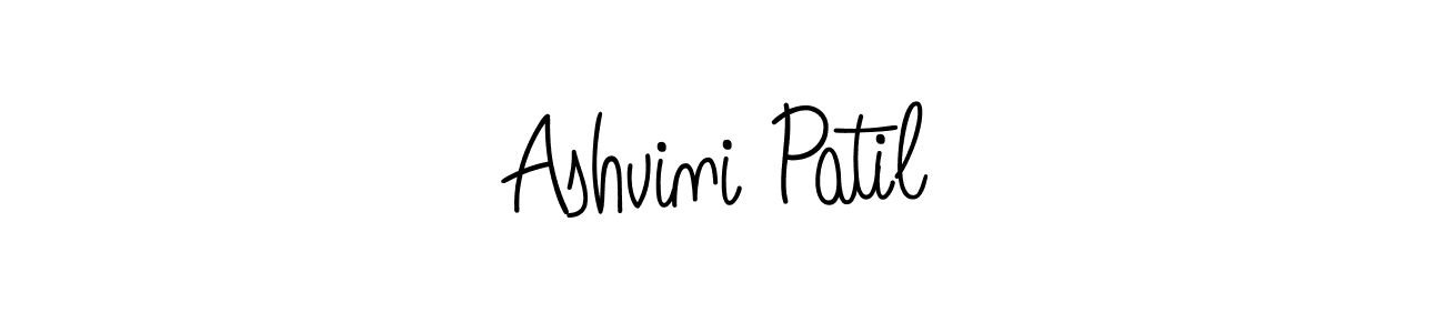 You should practise on your own different ways (Angelique-Rose-font-FFP) to write your name (Ashvini Patil) in signature. don't let someone else do it for you. Ashvini Patil signature style 5 images and pictures png