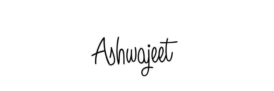 How to make Ashwajeet name signature. Use Angelique-Rose-font-FFP style for creating short signs online. This is the latest handwritten sign. Ashwajeet signature style 5 images and pictures png