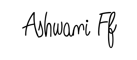 A dynamic signature style for Ashwani Ff using Angelique-Rose-font-FFP script. Designed to look authentic, handwritten, and professional. Ashwani Ff signature style 5 images and pictures png