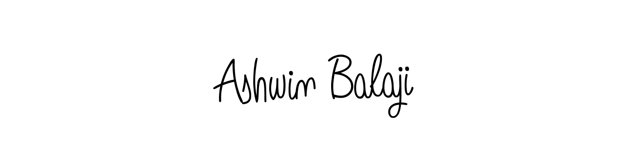 Make a beautiful signature design for name Ashwin Balaji. With this signature (Angelique-Rose-font-FFP) style, you can create a handwritten signature for free. Ashwin Balaji signature style 5 images and pictures png