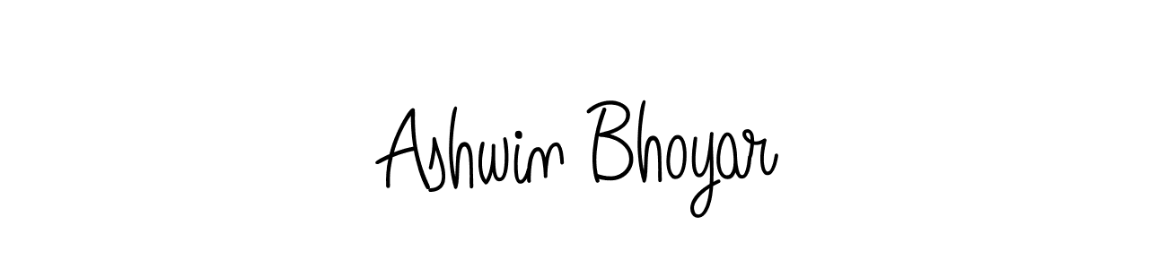 How to make Ashwin Bhoyar name signature. Use Angelique-Rose-font-FFP style for creating short signs online. This is the latest handwritten sign. Ashwin Bhoyar signature style 5 images and pictures png