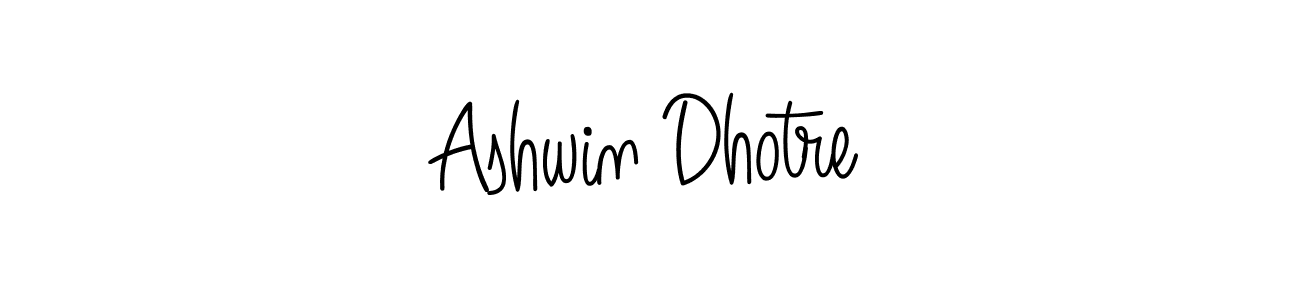 Use a signature maker to create a handwritten signature online. With this signature software, you can design (Angelique-Rose-font-FFP) your own signature for name Ashwin Dhotre. Ashwin Dhotre signature style 5 images and pictures png