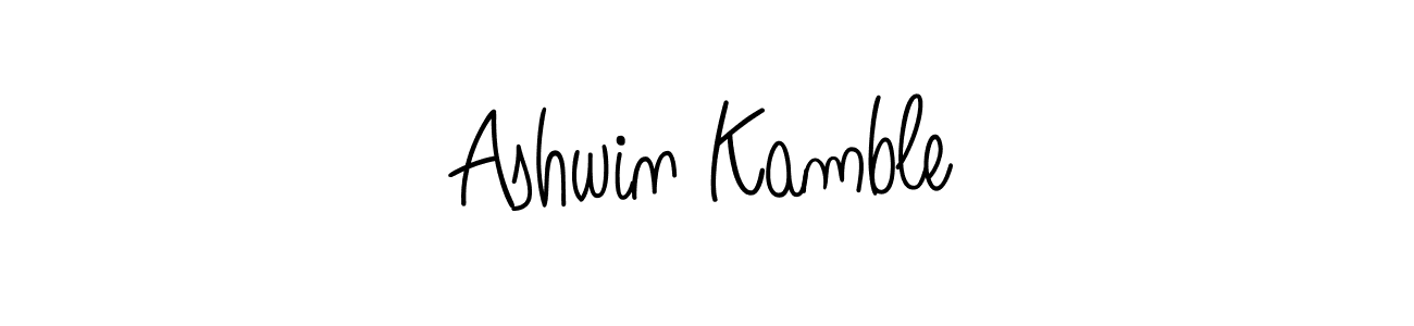 Angelique-Rose-font-FFP is a professional signature style that is perfect for those who want to add a touch of class to their signature. It is also a great choice for those who want to make their signature more unique. Get Ashwin Kamble name to fancy signature for free. Ashwin Kamble signature style 5 images and pictures png