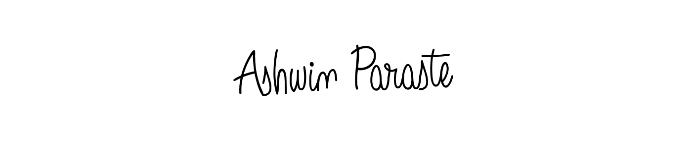 Create a beautiful signature design for name Ashwin Paraste. With this signature (Angelique-Rose-font-FFP) fonts, you can make a handwritten signature for free. Ashwin Paraste signature style 5 images and pictures png