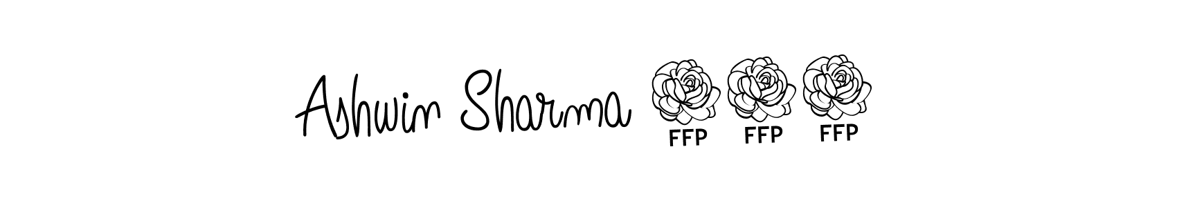 You should practise on your own different ways (Angelique-Rose-font-FFP) to write your name (Ashwin Sharma 480) in signature. don't let someone else do it for you. Ashwin Sharma 480 signature style 5 images and pictures png