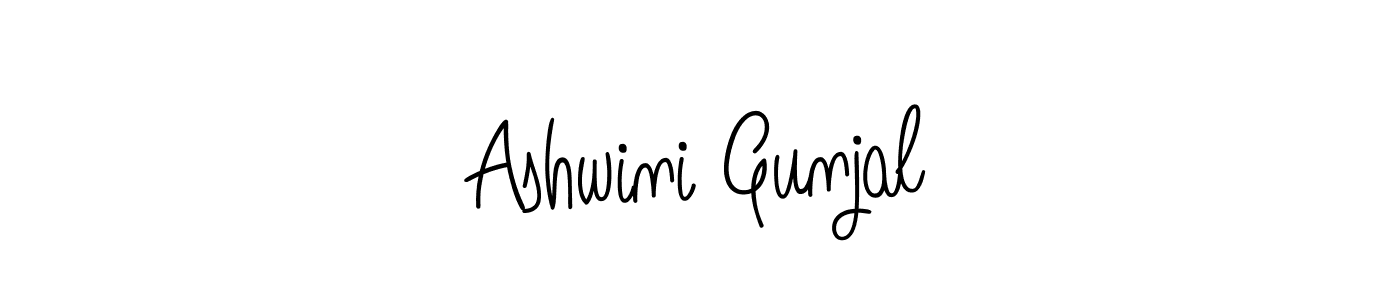 Angelique-Rose-font-FFP is a professional signature style that is perfect for those who want to add a touch of class to their signature. It is also a great choice for those who want to make their signature more unique. Get Ashwini Gunjal name to fancy signature for free. Ashwini Gunjal signature style 5 images and pictures png