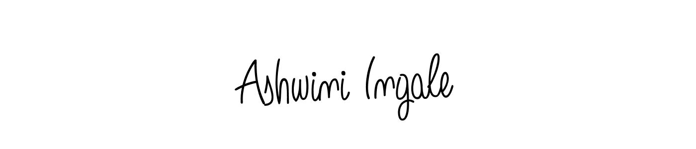 Create a beautiful signature design for name Ashwini Ingale. With this signature (Angelique-Rose-font-FFP) fonts, you can make a handwritten signature for free. Ashwini Ingale signature style 5 images and pictures png