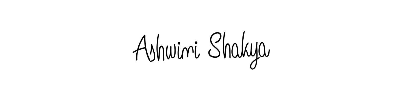 How to make Ashwini Shakya name signature. Use Angelique-Rose-font-FFP style for creating short signs online. This is the latest handwritten sign. Ashwini Shakya signature style 5 images and pictures png
