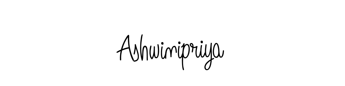 Design your own signature with our free online signature maker. With this signature software, you can create a handwritten (Angelique-Rose-font-FFP) signature for name Ashwinipriya. Ashwinipriya signature style 5 images and pictures png