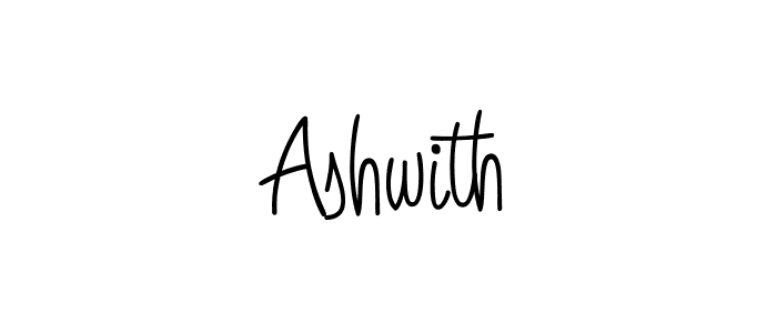 Make a beautiful signature design for name Ashwith. With this signature (Angelique-Rose-font-FFP) style, you can create a handwritten signature for free. Ashwith signature style 5 images and pictures png