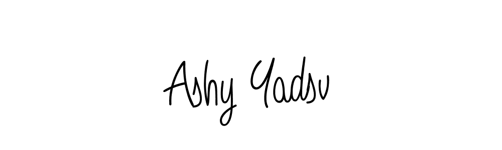 It looks lik you need a new signature style for name Ashy Yadsv. Design unique handwritten (Angelique-Rose-font-FFP) signature with our free signature maker in just a few clicks. Ashy Yadsv signature style 5 images and pictures png