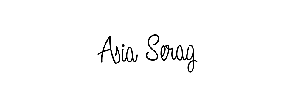 The best way (Angelique-Rose-font-FFP) to make a short signature is to pick only two or three words in your name. The name Asia Serag include a total of six letters. For converting this name. Asia Serag signature style 5 images and pictures png