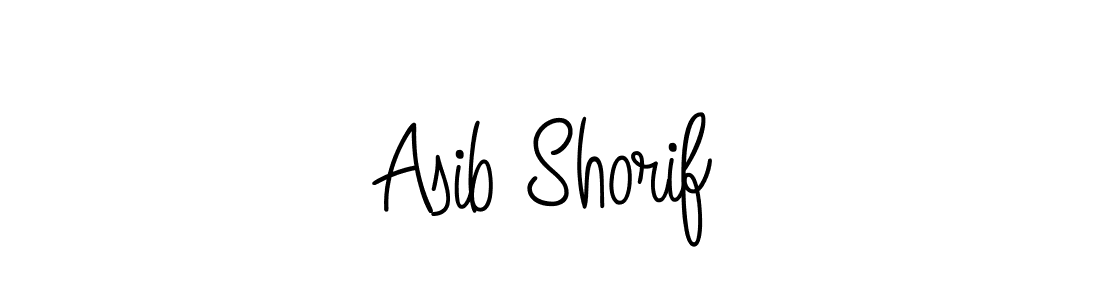 The best way (Angelique-Rose-font-FFP) to make a short signature is to pick only two or three words in your name. The name Asib Shorif include a total of six letters. For converting this name. Asib Shorif signature style 5 images and pictures png