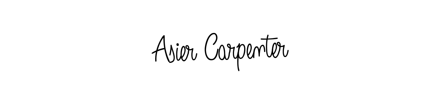 Make a short Asier Carpenter signature style. Manage your documents anywhere anytime using Angelique-Rose-font-FFP. Create and add eSignatures, submit forms, share and send files easily. Asier Carpenter signature style 5 images and pictures png