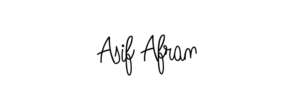 Make a beautiful signature design for name Asif Afran. With this signature (Angelique-Rose-font-FFP) style, you can create a handwritten signature for free. Asif Afran signature style 5 images and pictures png