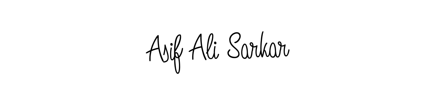 Make a beautiful signature design for name Asif Ali Sarkar. With this signature (Angelique-Rose-font-FFP) style, you can create a handwritten signature for free. Asif Ali Sarkar signature style 5 images and pictures png