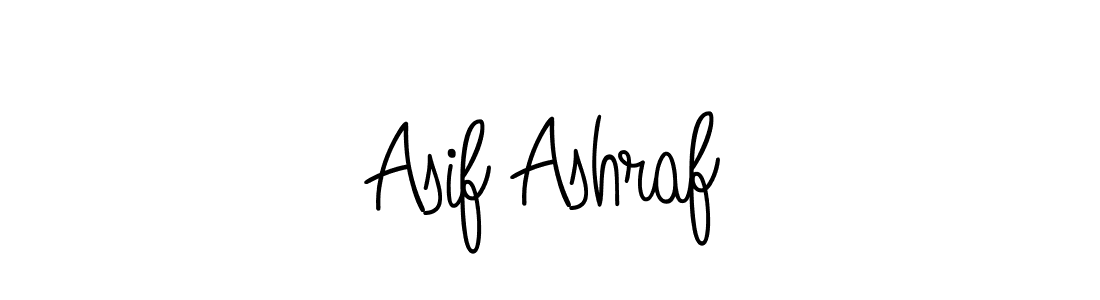 Asif Ashraf stylish signature style. Best Handwritten Sign (Angelique-Rose-font-FFP) for my name. Handwritten Signature Collection Ideas for my name Asif Ashraf. Asif Ashraf signature style 5 images and pictures png