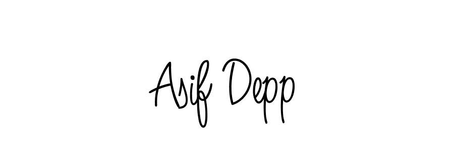 if you are searching for the best signature style for your name Asif Depp. so please give up your signature search. here we have designed multiple signature styles  using Angelique-Rose-font-FFP. Asif Depp signature style 5 images and pictures png