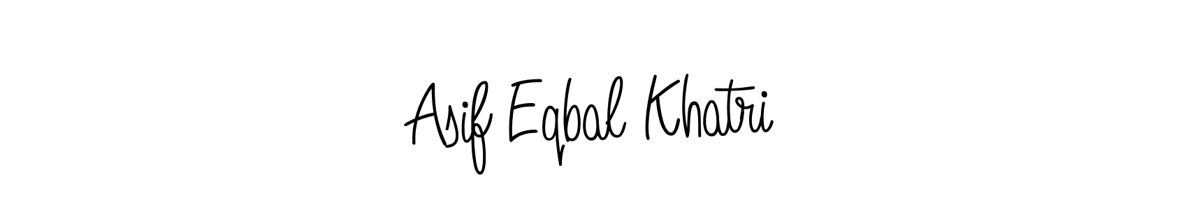 Create a beautiful signature design for name Asif Eqbal Khatri. With this signature (Angelique-Rose-font-FFP) fonts, you can make a handwritten signature for free. Asif Eqbal Khatri signature style 5 images and pictures png