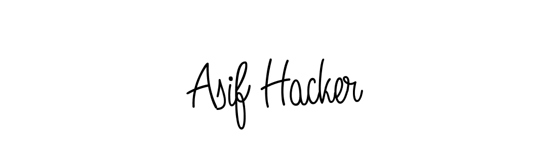 Also we have Asif Hacker name is the best signature style. Create professional handwritten signature collection using Angelique-Rose-font-FFP autograph style. Asif Hacker signature style 5 images and pictures png