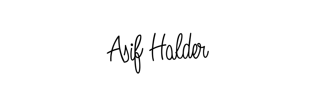 Create a beautiful signature design for name Asif Halder. With this signature (Angelique-Rose-font-FFP) fonts, you can make a handwritten signature for free. Asif Halder signature style 5 images and pictures png